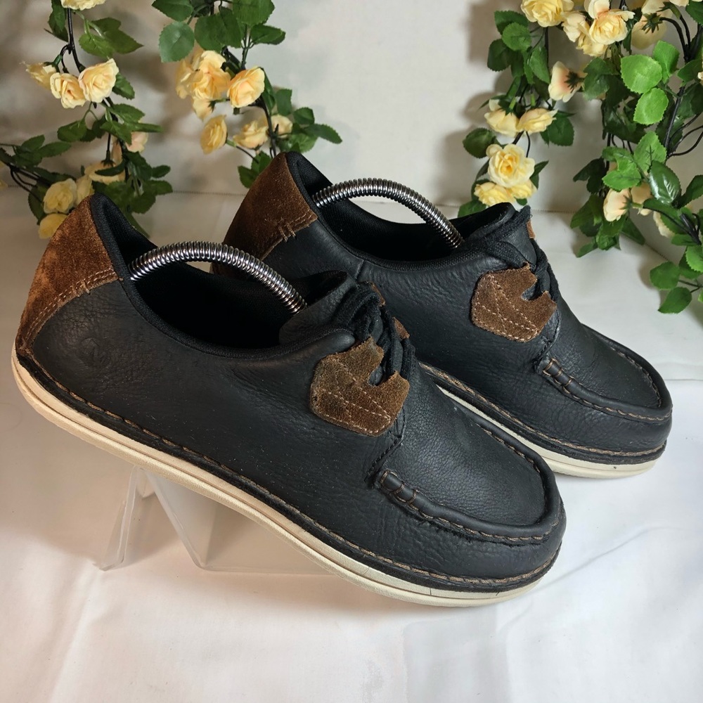 Merrell men’s leather & suede deck shoes